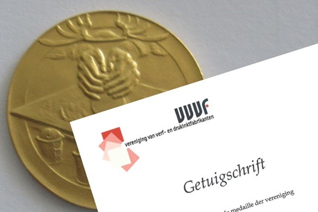 Medaille en getuigschrift